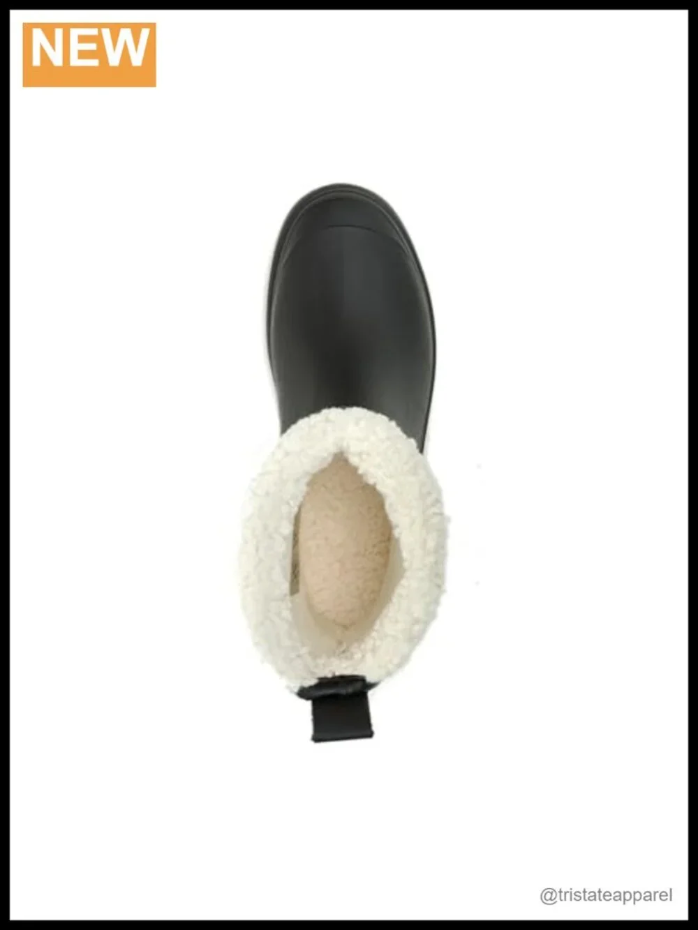 Women's Waterproof Quilted Flannel Ankle Rain Boots with Faux Fur Trim Slip-On